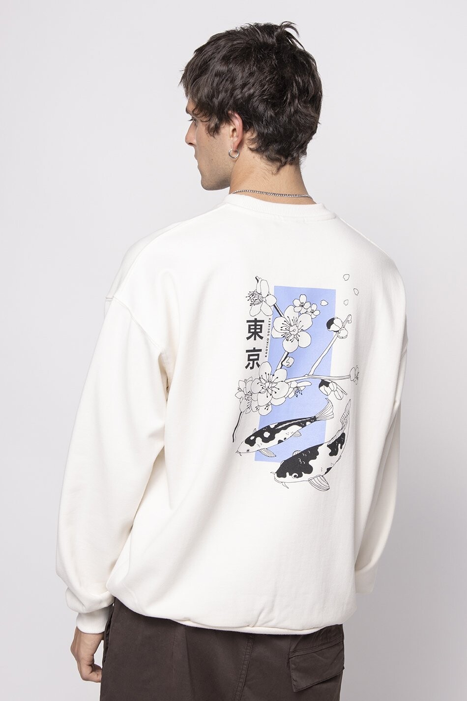 

Толстовка CREW KOI UNISEX Kaotiko, цвет ivory