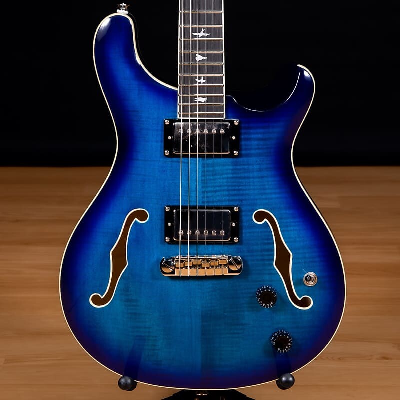 

Электрогитара PRS SE Hollowbody II Electric Guitar - Faded Blue Burst SN CTCF30208