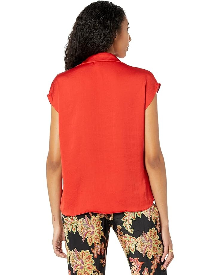 

Рубашка MANGO Sassa Shirt, красный