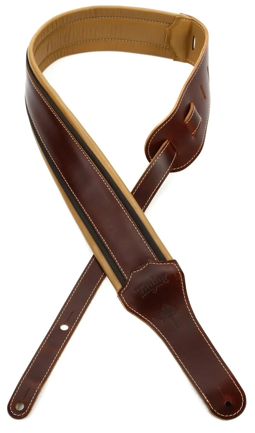 

Ремень для гитары Taylor Ascension Strap 3 дюйма — кордован/черный/ириска