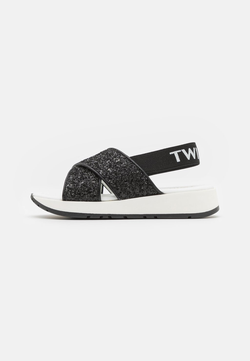 

Сандалии TWINSET, черный блеск