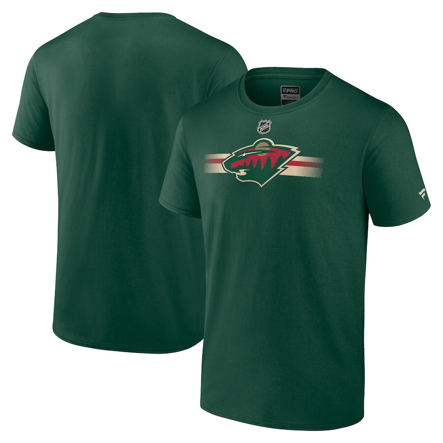 

Футболка с коротким рукавом Fanatics Branded Minnesota Wild, зеленый