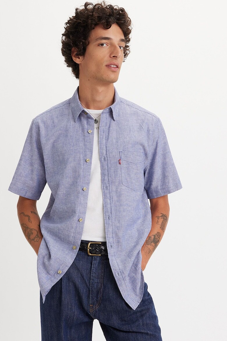 

Рубашка с коротким рукавом и карманом Levi'S, синий