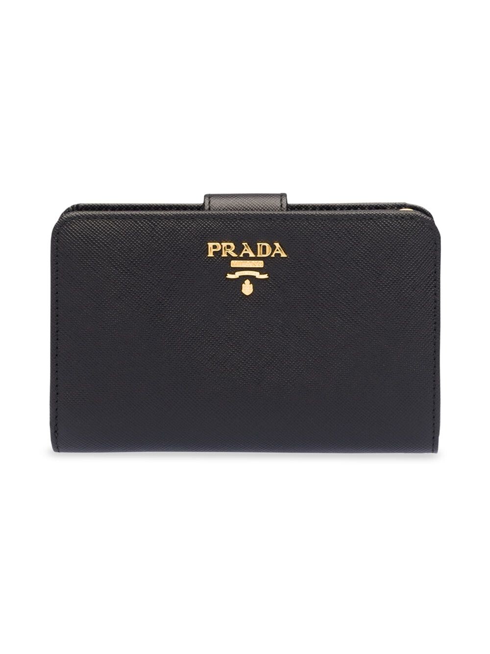

Маленький кошелек из сафьяновой кожи Prada, черный
