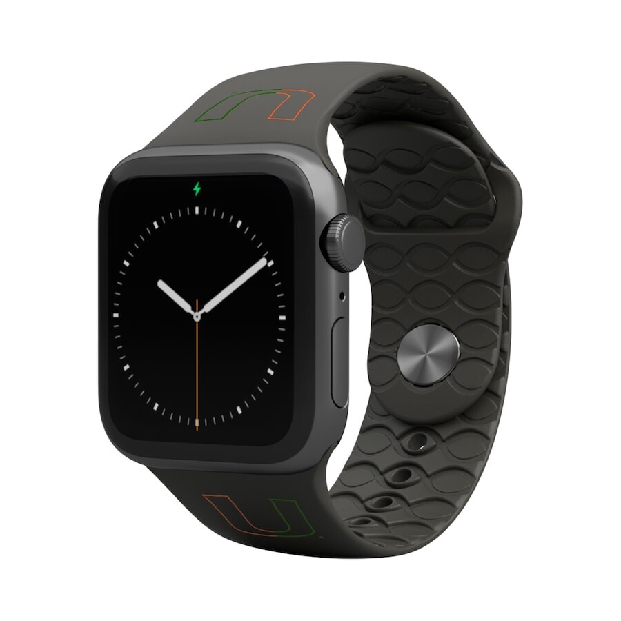 

Ремешок для часов Groove Life Miami Hurricanes, черный