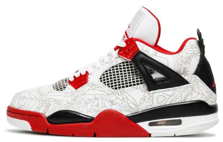 

Jordan 4 Retro Белый Лазер