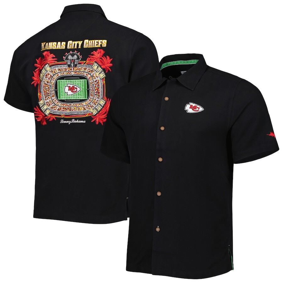 

Рубашка Tommy Bahama Kansas City Chiefs, черный