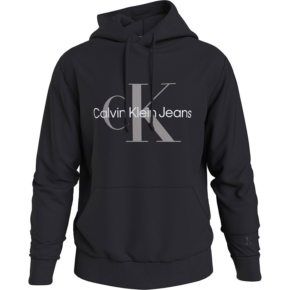 

Худи Calvin Klein Jeans Seasonal Monologo Regular, черный