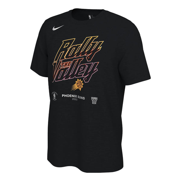 

Футболка Nike x NBA Phoenix Suns "Rally The Valley" 2023 Playoffs Mantra T-Shirt 'Black', черный