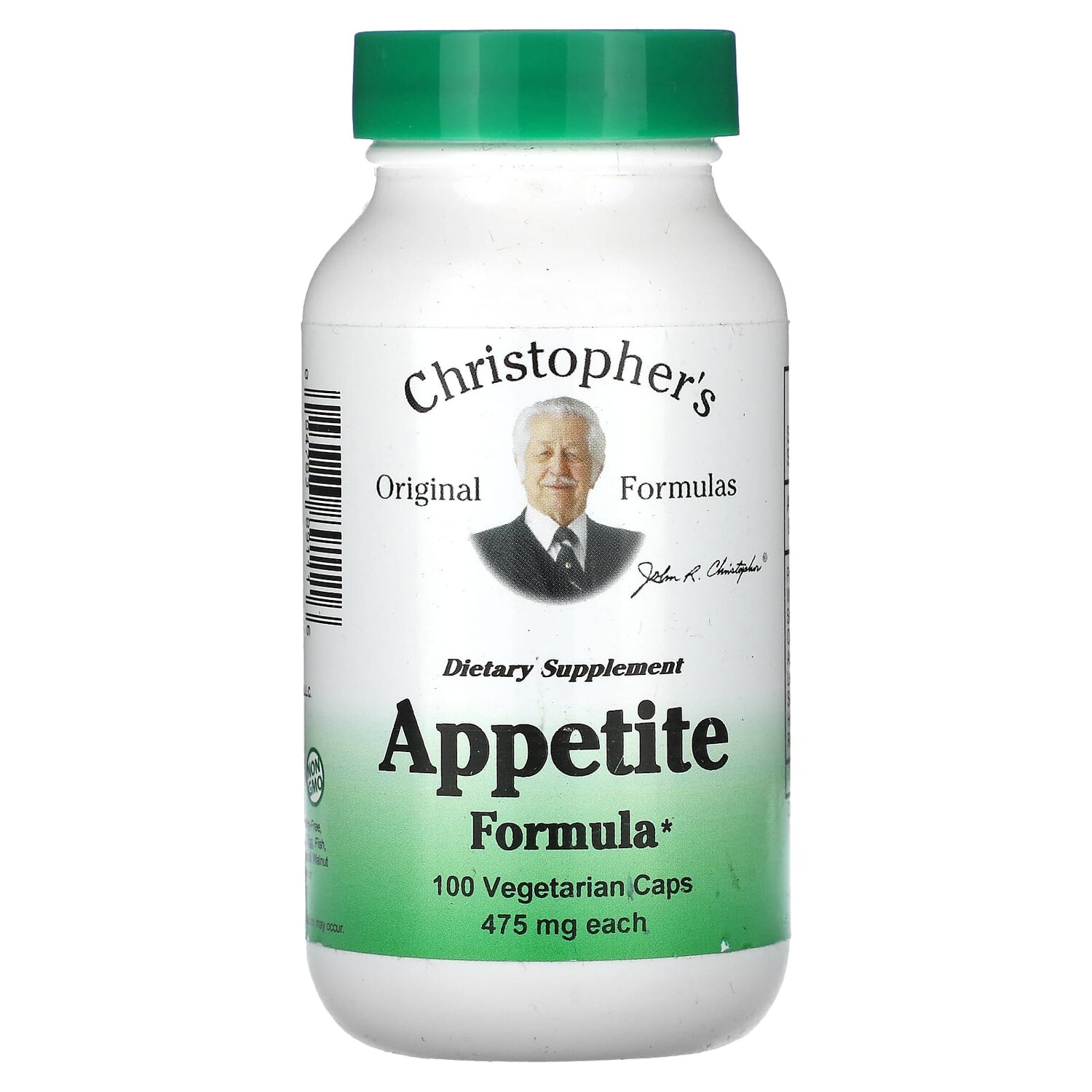 

Формула для аппетита, 475 мг, 100 вегетарианских капсул, Christopher's Original Formulas