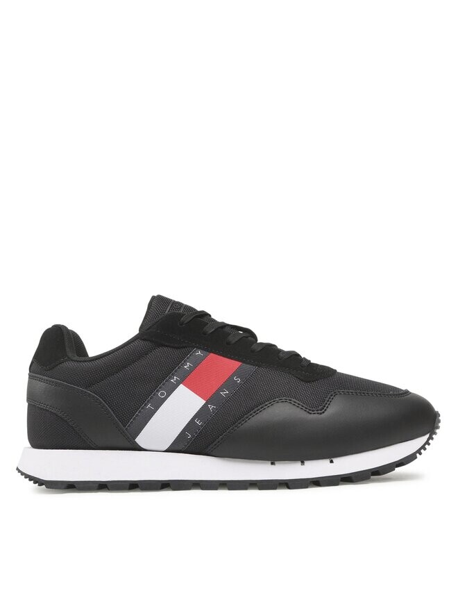 

Кроссовки Retro Leather Runner Tommy Jeans, черный