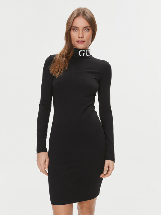 

Платье на каждый день приталенного кроя Guess, черный