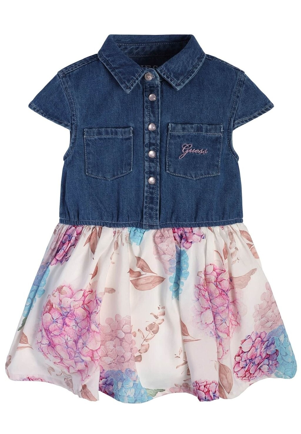

Джинсовое платье Guess, mehrfarbig/grundton blau