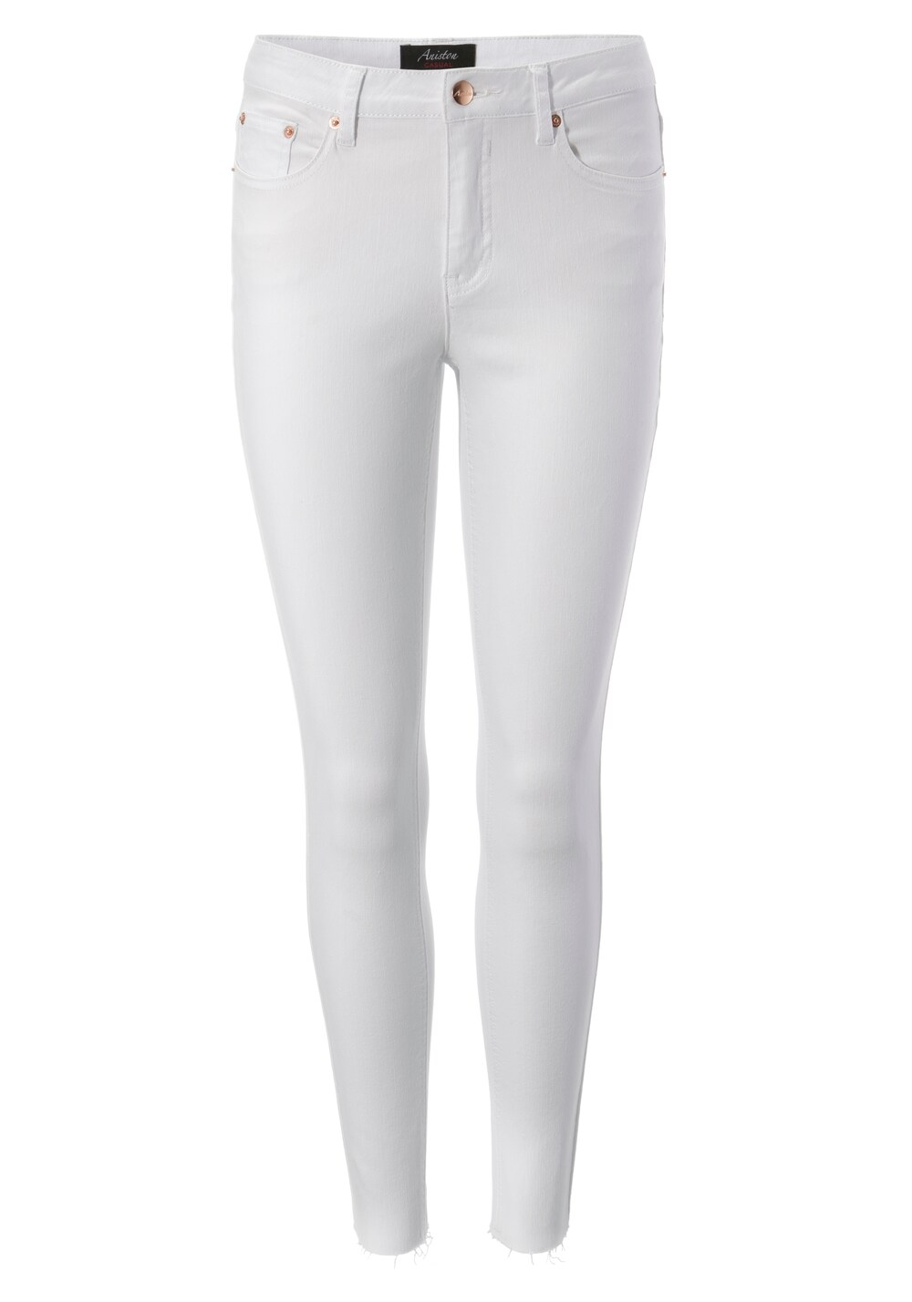 Узкие джинсы Aniston Casual, белый