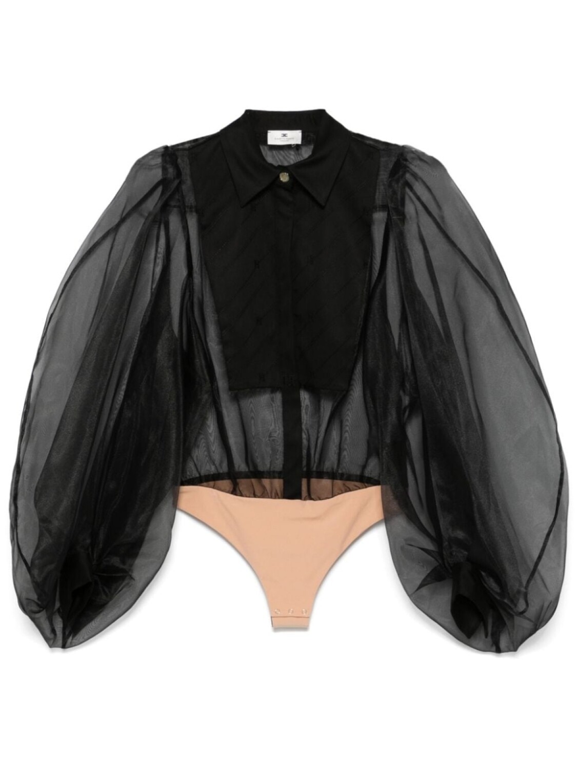 

Elisabetta Franchi рубашка из органзы, черный