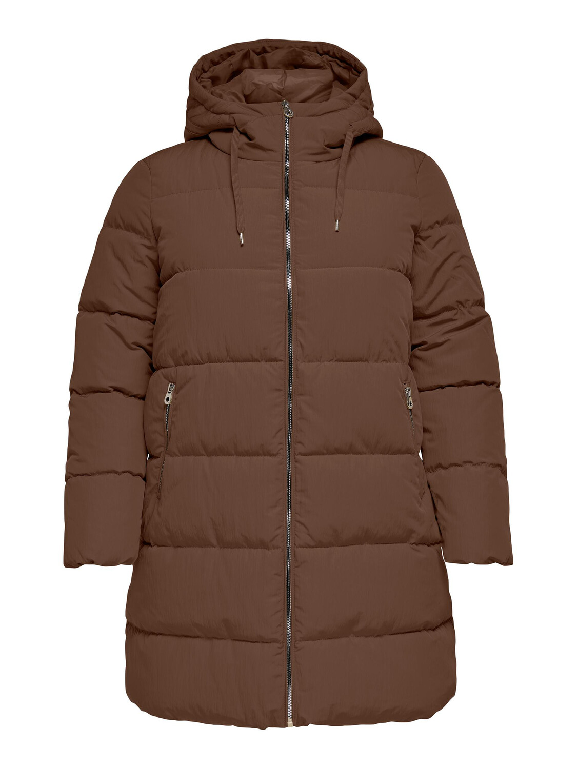 

Пуховик ONLY Plus Size Stepp Mantel Parka CARNEWDOLLY, темно коричневый