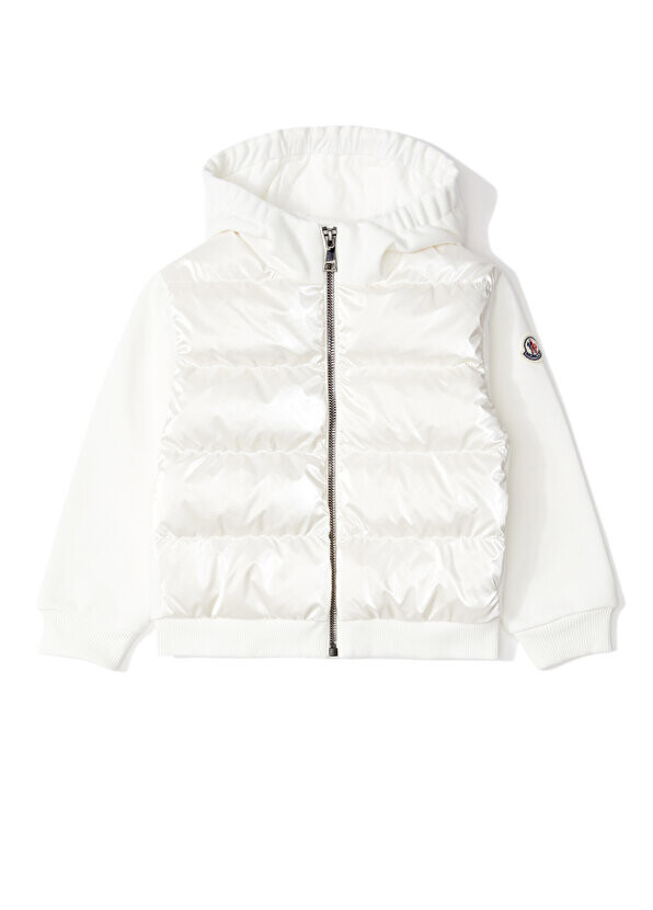 

Толстовка для девочек с белым логотипом Moncler