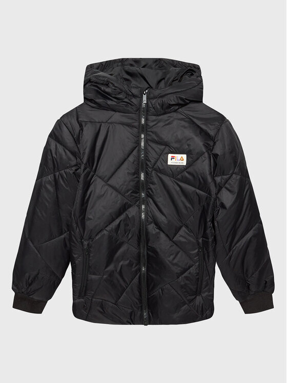 

Пуховик стандартного кроя Fila, черный