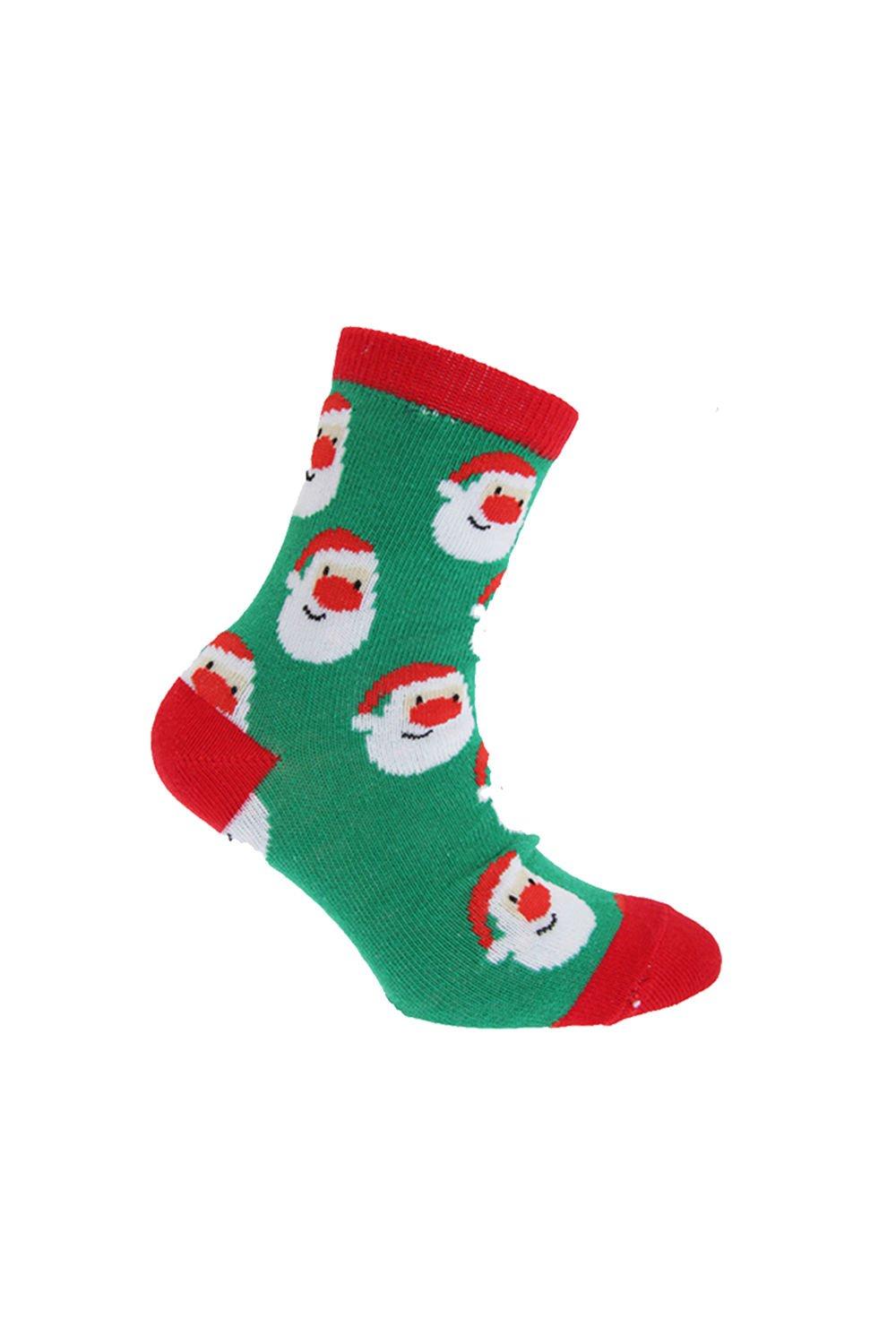 Рождественские носки Floso, зеленый