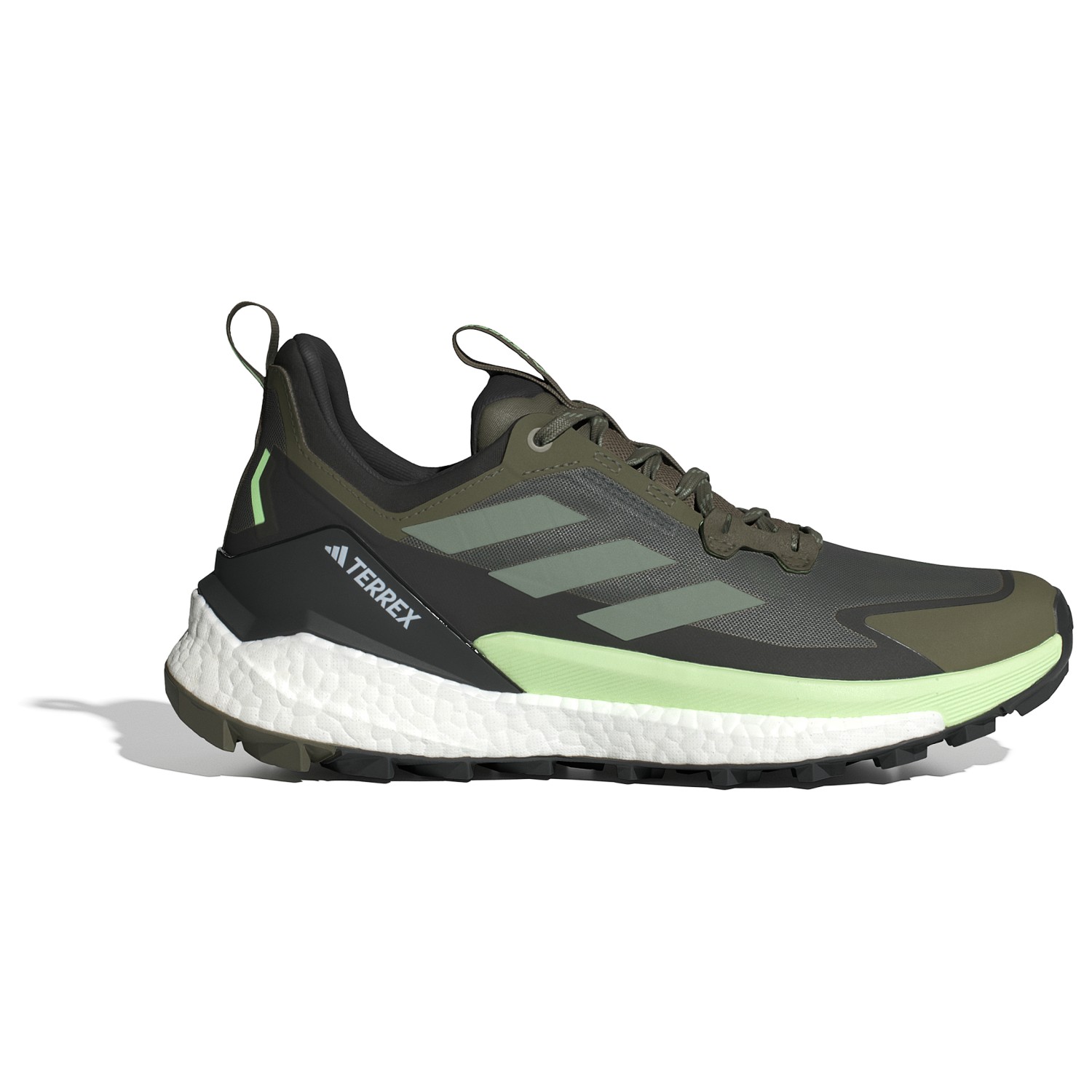 цена Мультиспортивная обувь Adidas Terrex Terrex Free Hiker 2 Low, цвет Olive Strata/Silver Green/Core Black