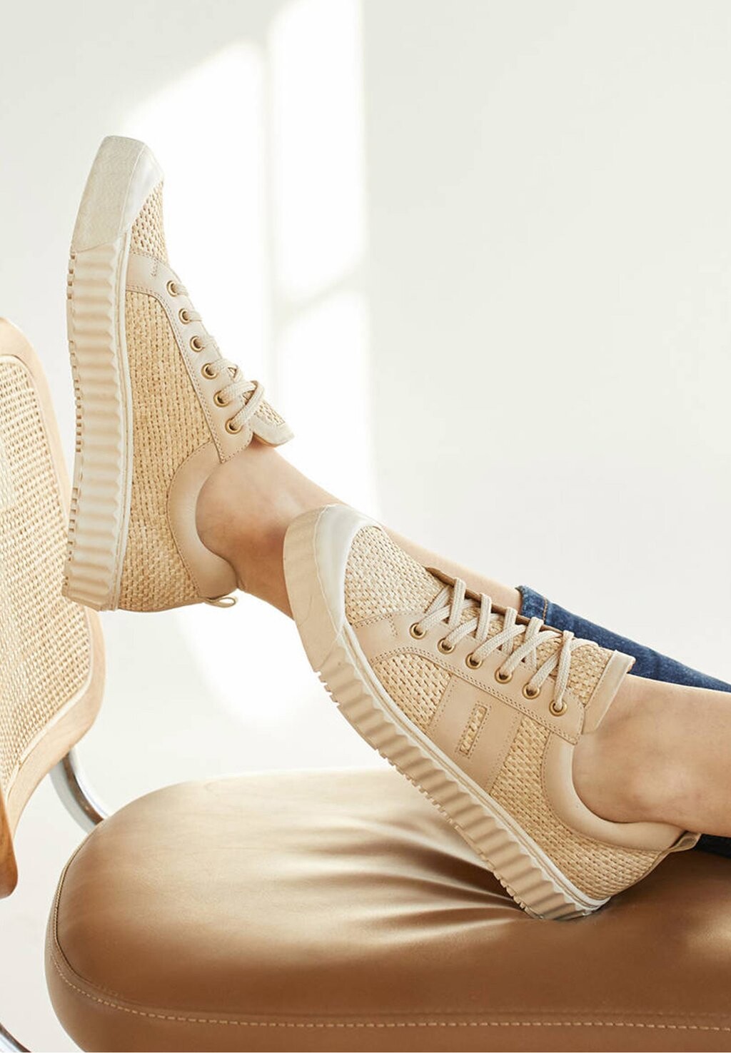 

Низкие кроссовки Marco Shoes, бежевый