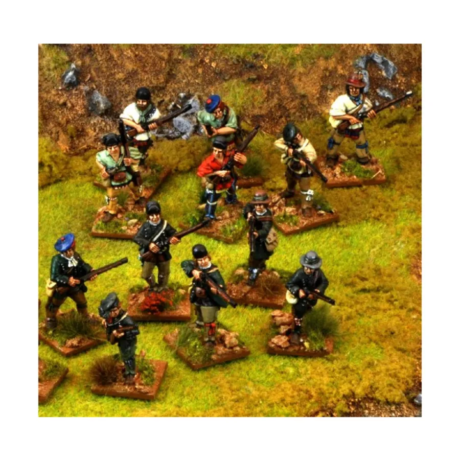 

Пакет подкрепления британских рейнджеров, Muskets & Tomahawks - Core and Assorted (28mm)