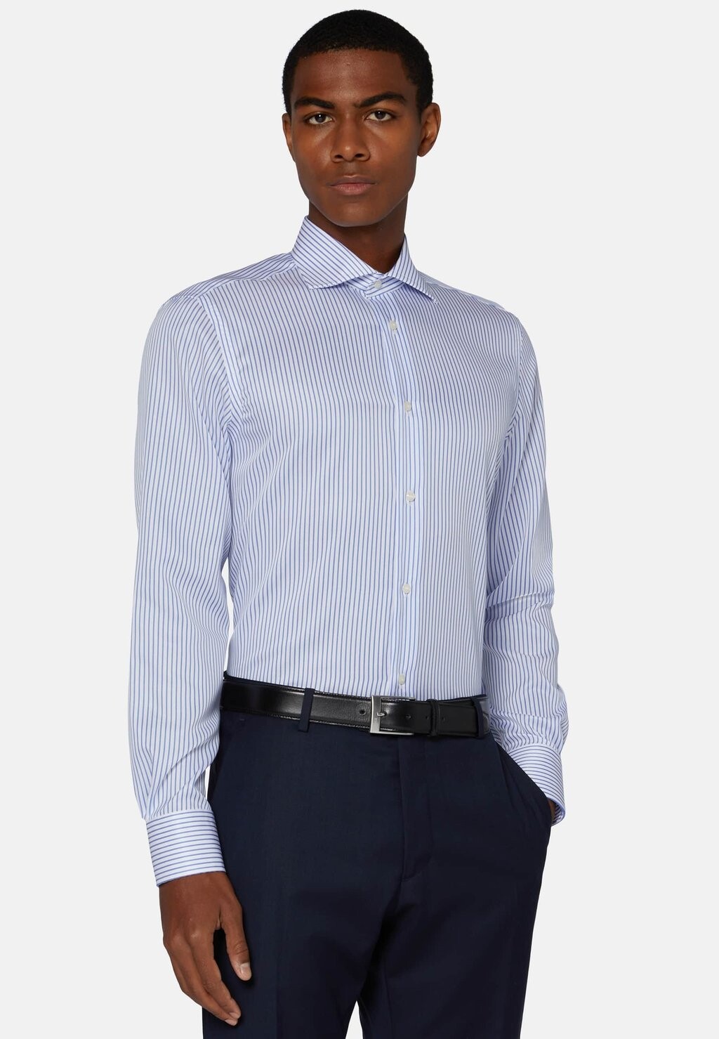 

Элегантная рубашка STRIPED Boggi Milano, синий