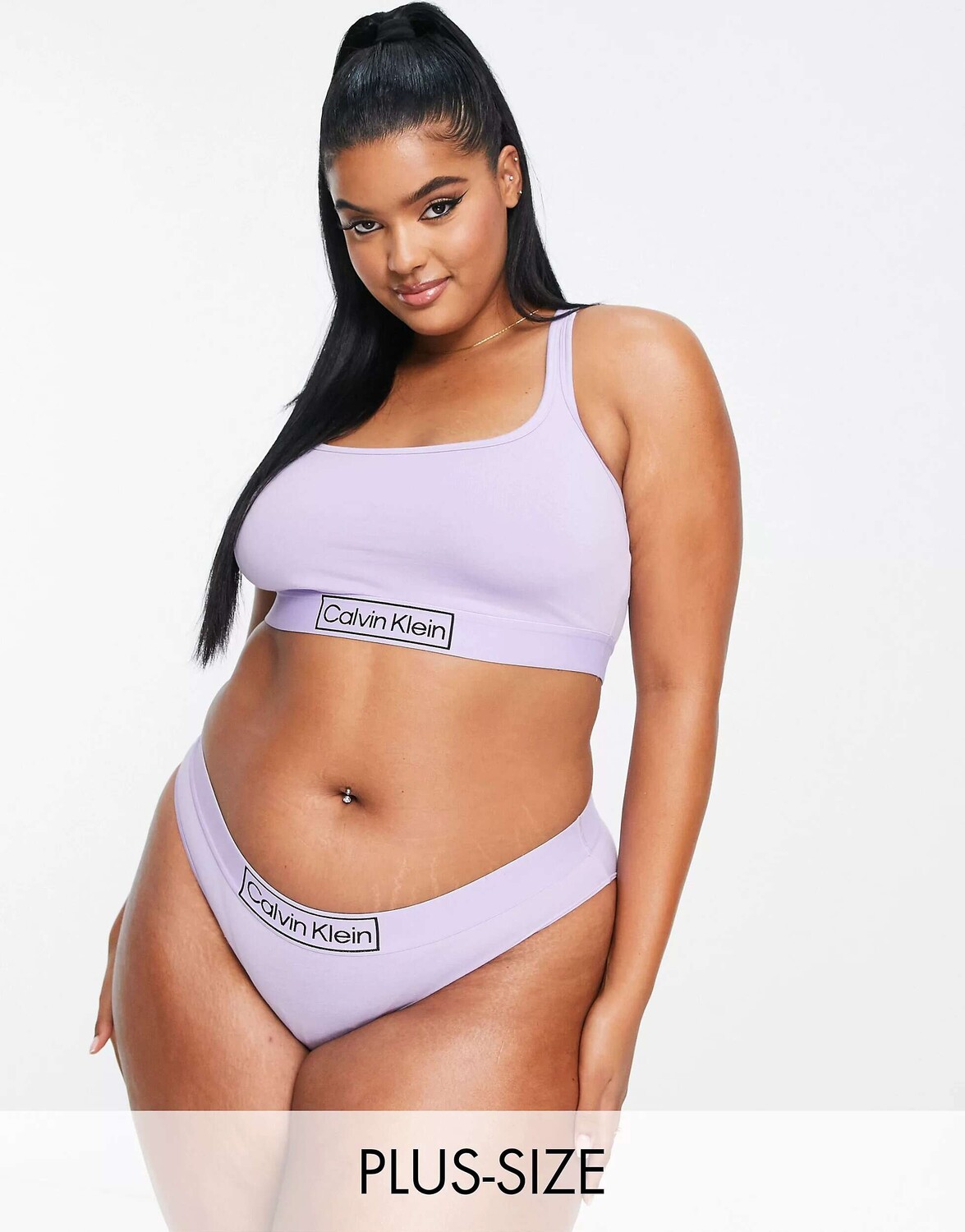 

Сиреневые трусики бикини Calvin Klein Plus Size Reimagined Heritage