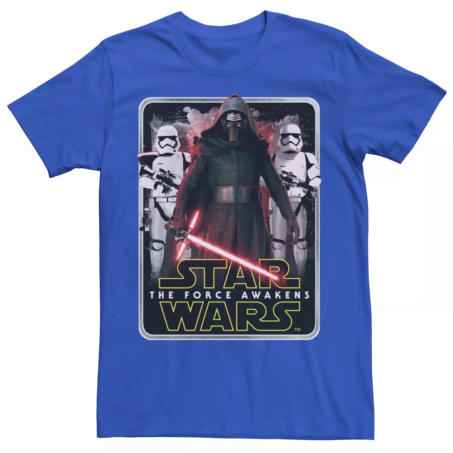 цена Мужская футболка Star Wars The Force Awakens Kylo Ren Trooper Licensed Character