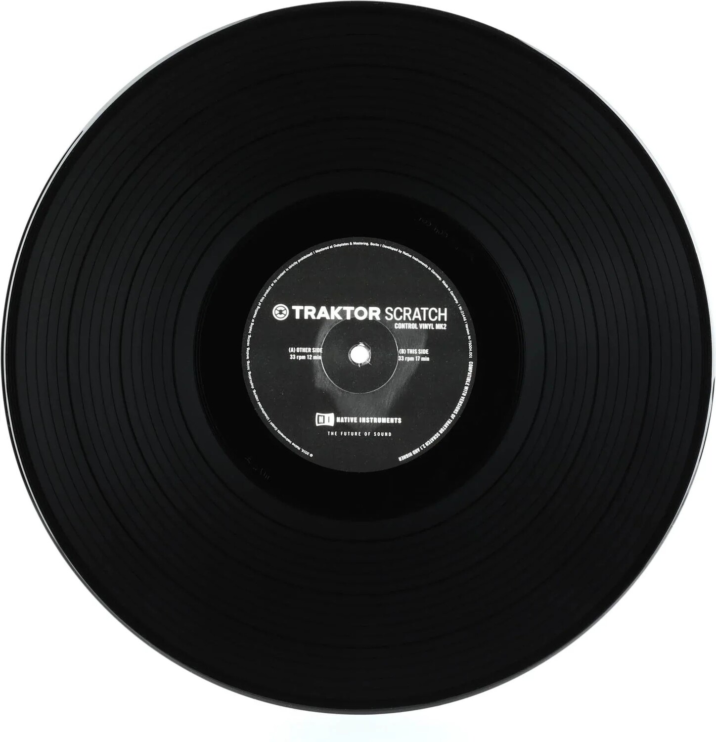 

Native Instruments Traktor Scratch Control Vinyl MK2 — черный (одинарный винил)