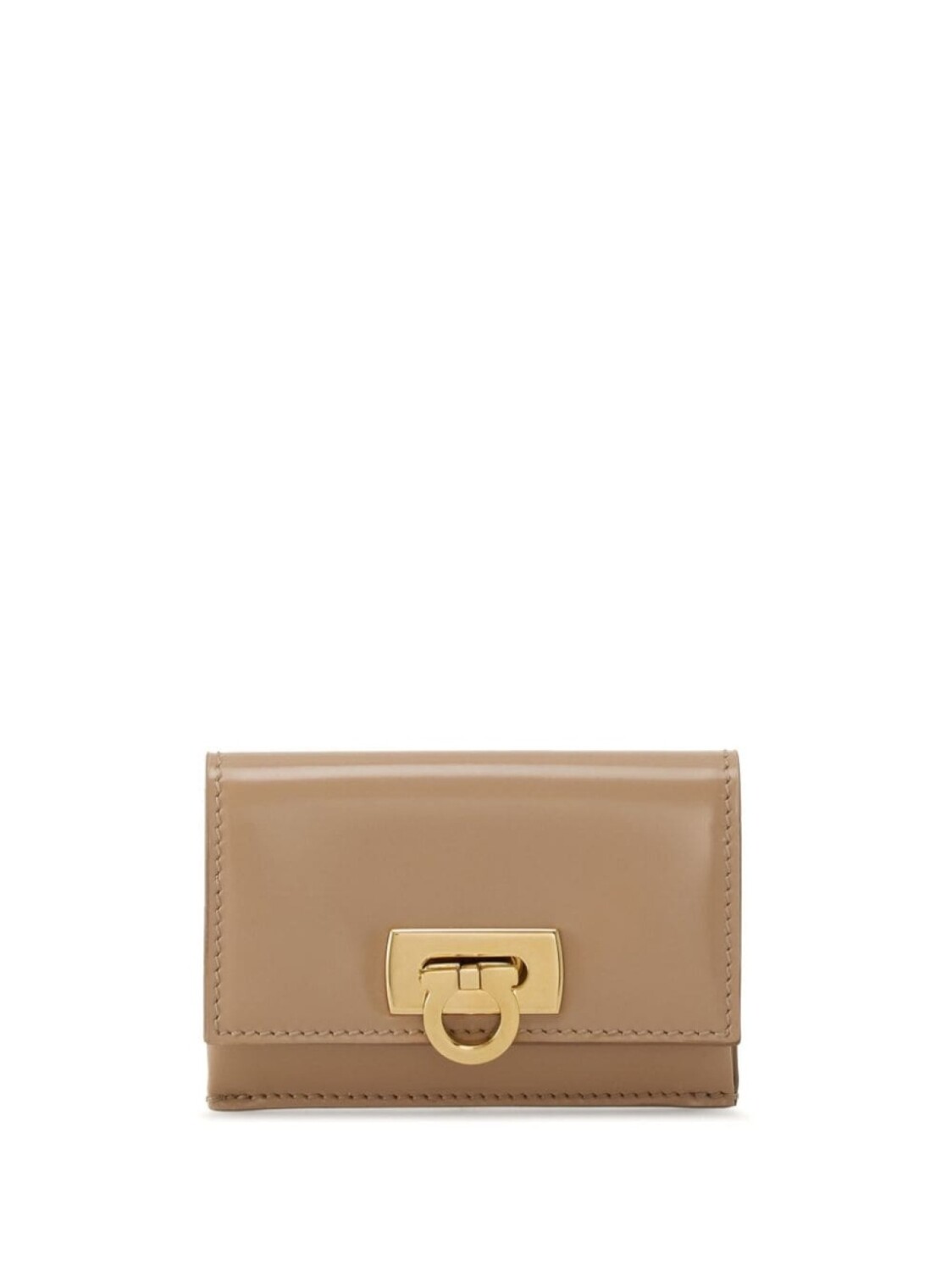

Ferragamo кошелек с декором Gancini, нейтральный цвет
