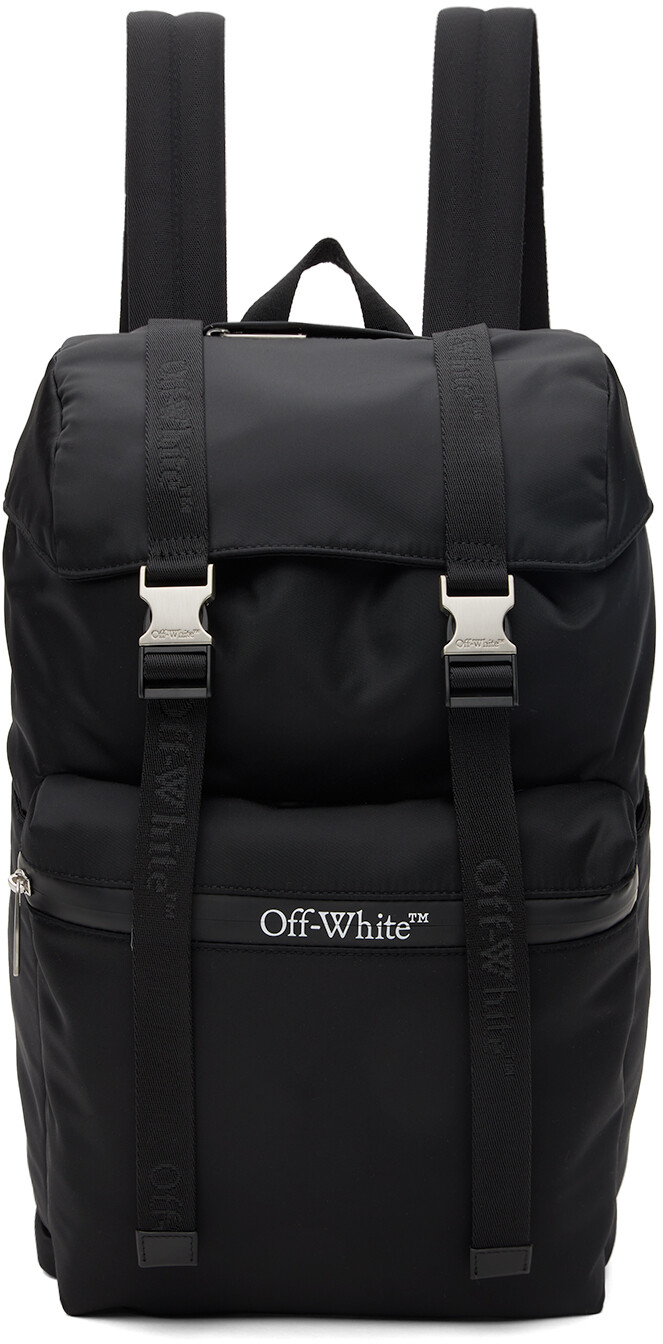 

Черный рюкзак с клапаном для улицы Off-White