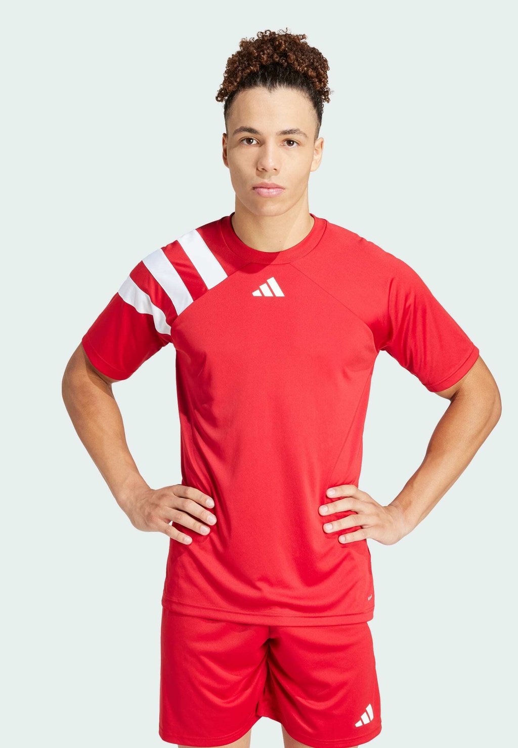 Футболка с принтом Fortore 23 Adidas, цвет team power red white цена и фото