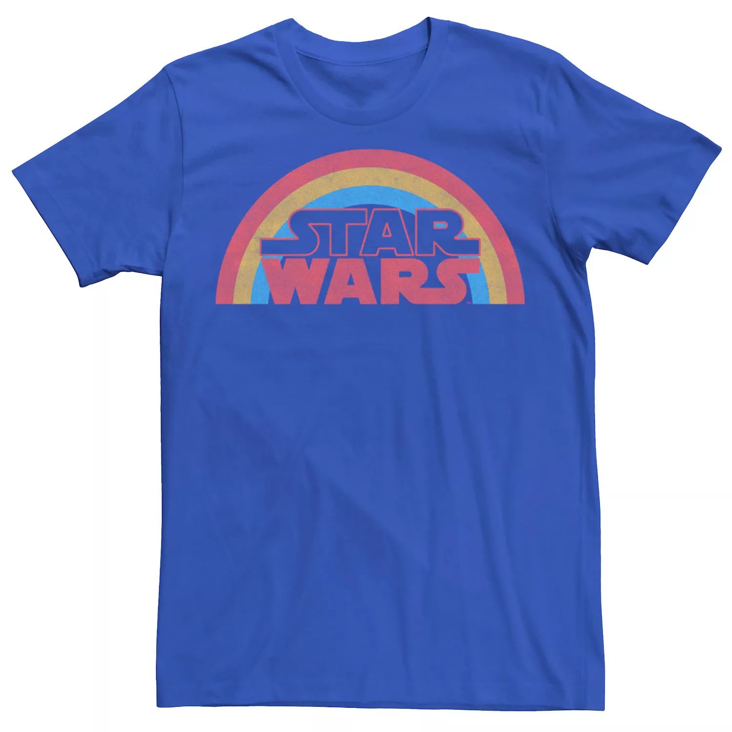 цена Мужская футболка с логотипом Rainbow Title Star Wars