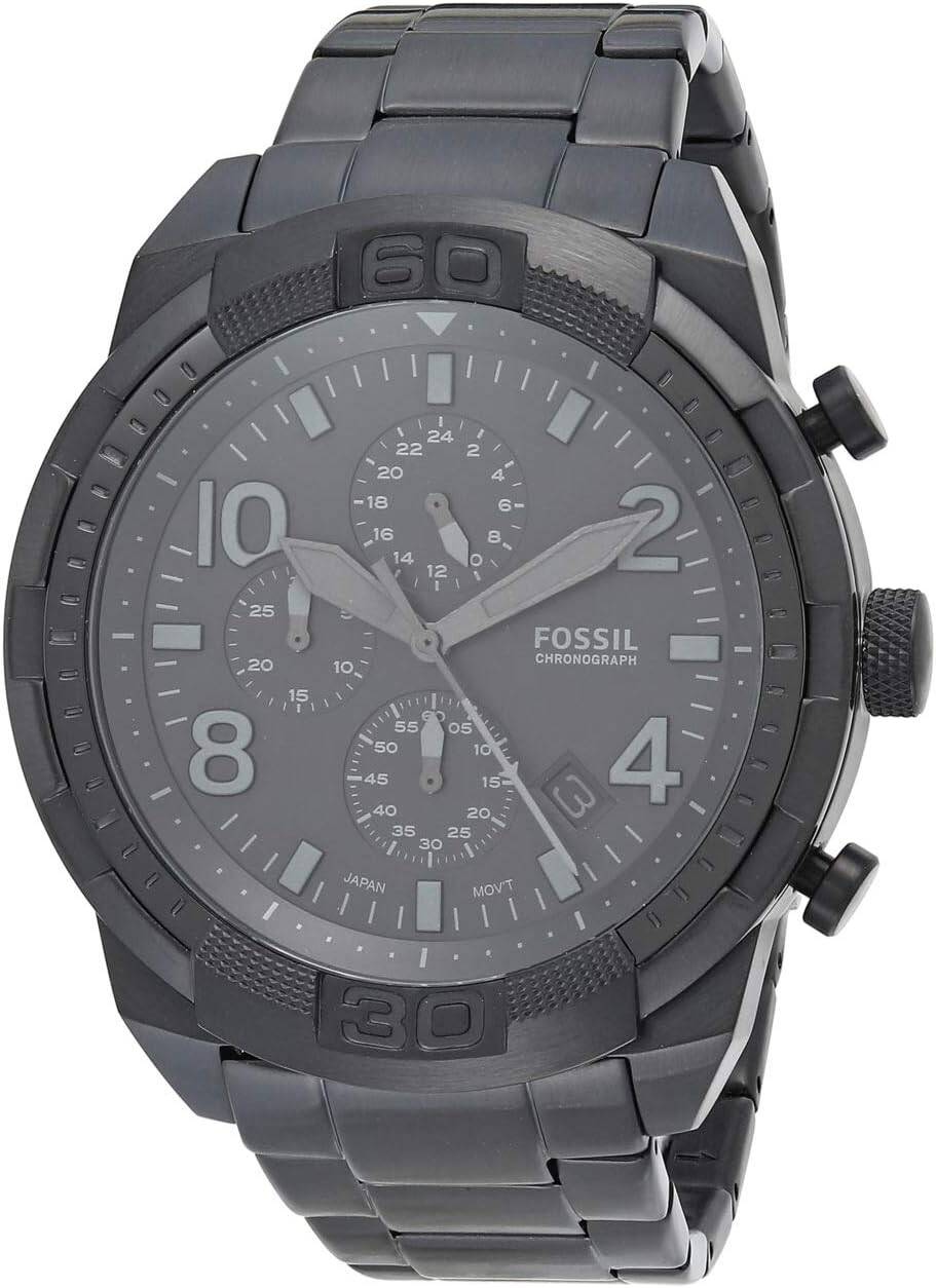 

Часы Bronson Chronograph Watch Fossil, цвет FS5712 Black/Black