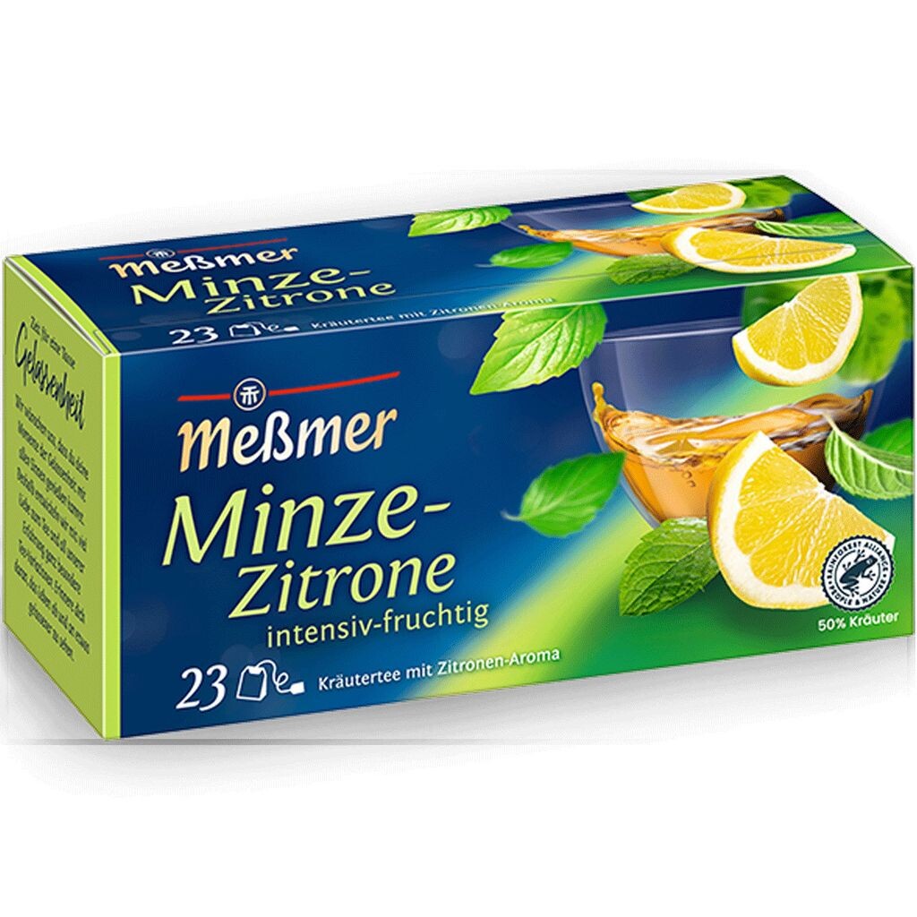 

Meßmer Мята Лимон 23 пакетика интенсивно фруктовый травяной чай 34г