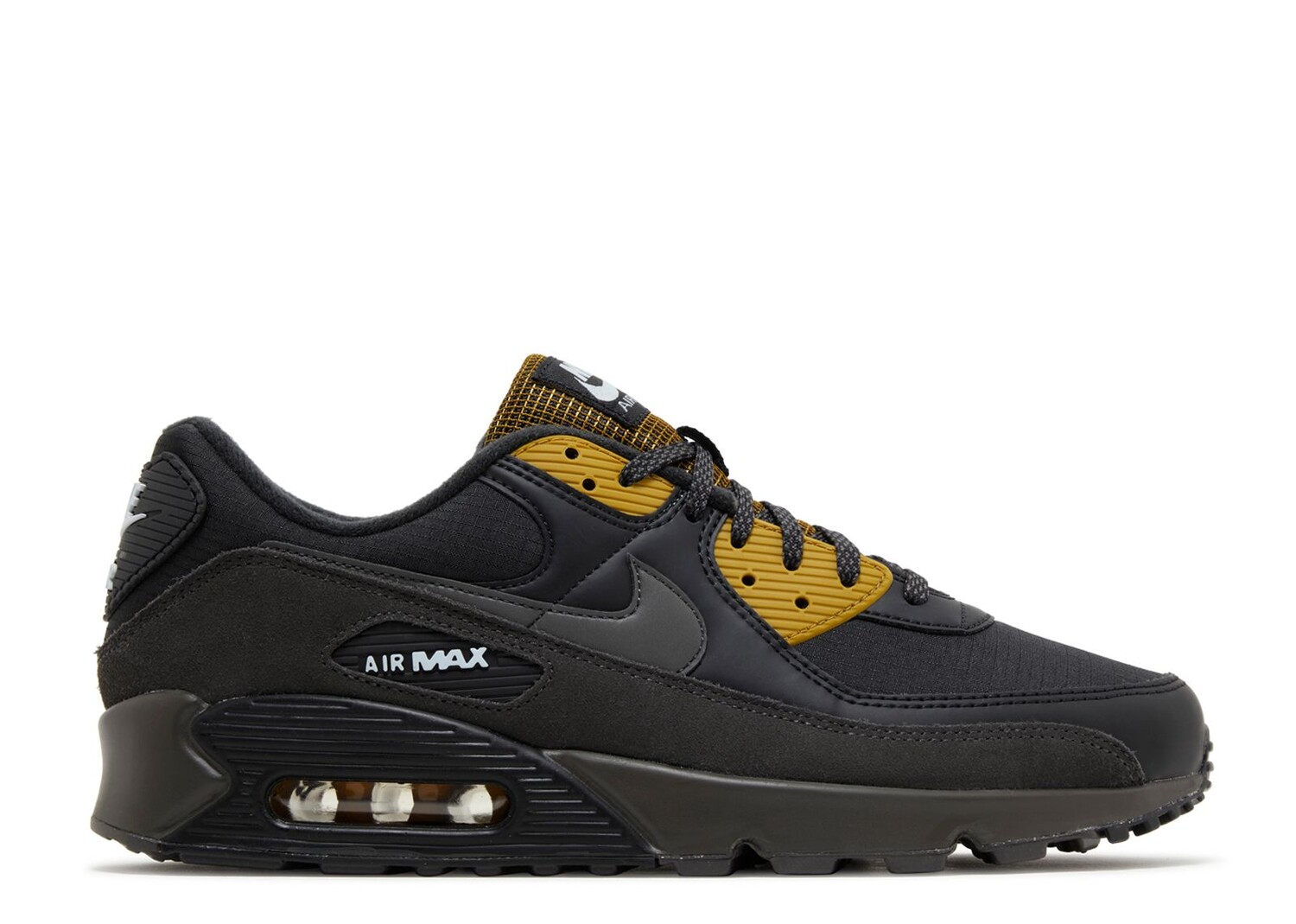 

Кроссовки Nike Air Max 90 'Black Bronzine', черный