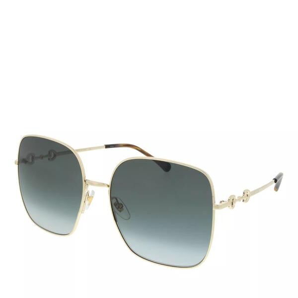 

Солнцезащитные очки gg0879s-001 61 sunglass woman metal gold Gucci, желтый