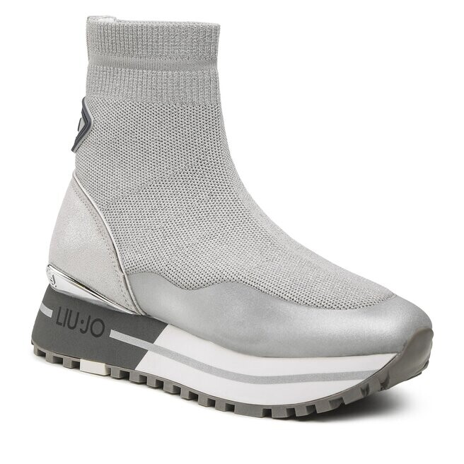 

Кроссовки Liu Jo MaxiWonder Elastic, серебро, Серебристый