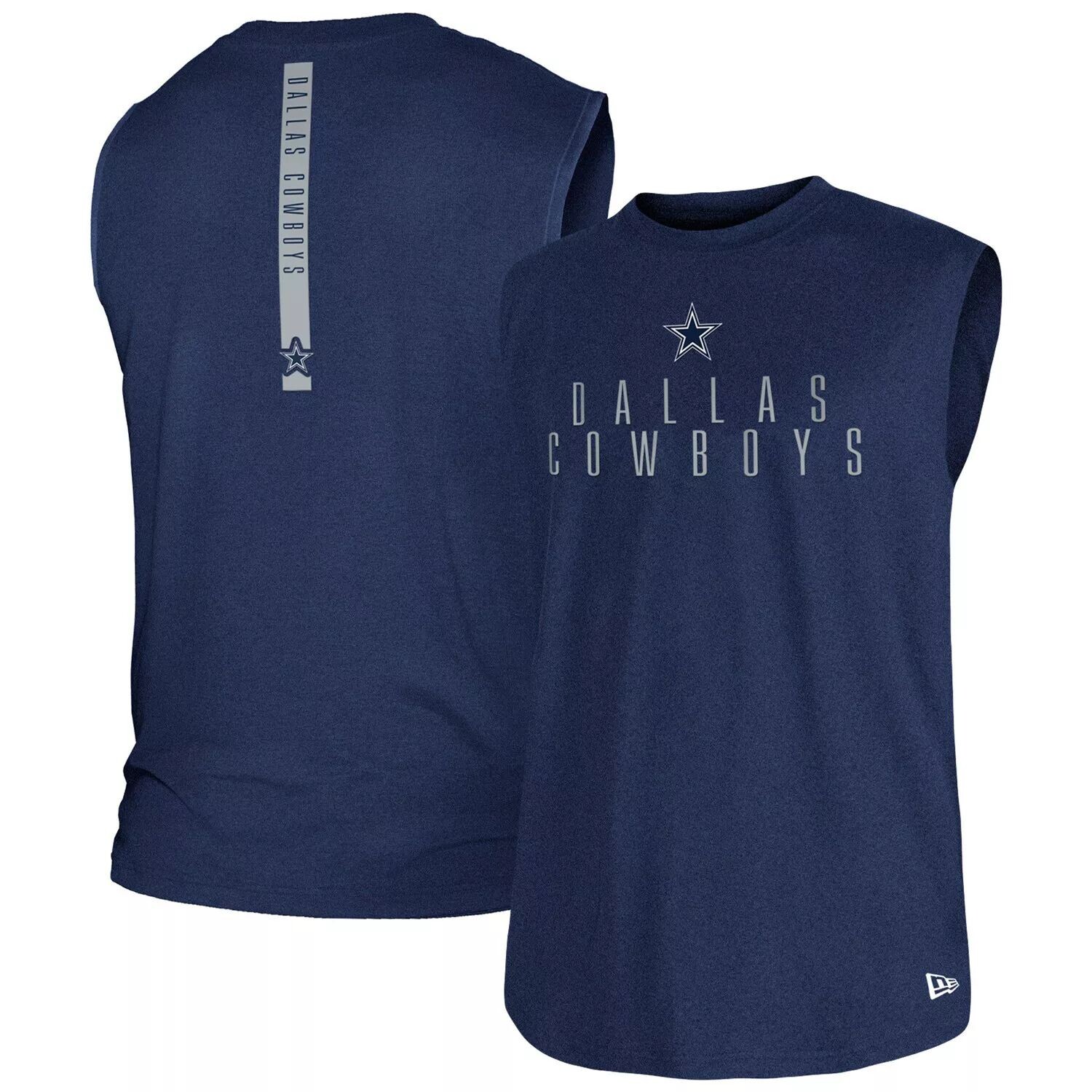 

Мужская майка New Era Navy Dallas Cowboys Team Muscle Tank