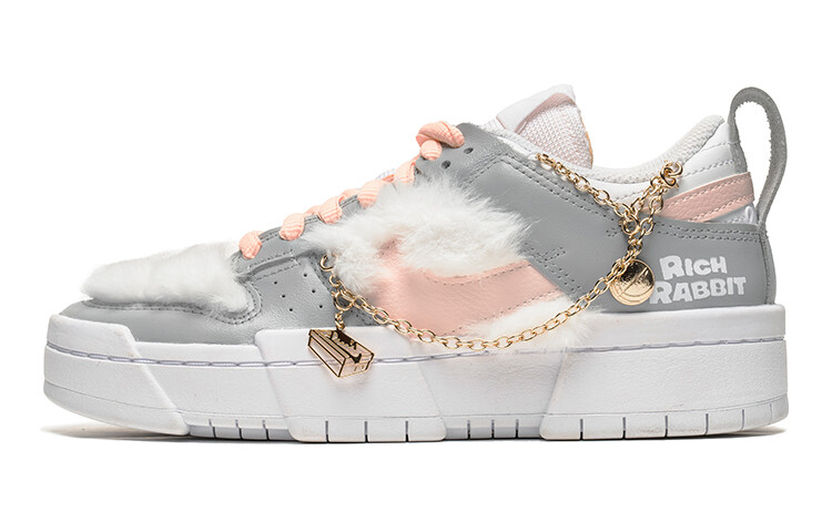 

Кроссовки для скейтбординга Dunk Disrupt женские с низким верхом серые/белые Nike, Белый, Кроссовки для скейтбординга Dunk Disrupt женские с низким верхом серые/белые Nike