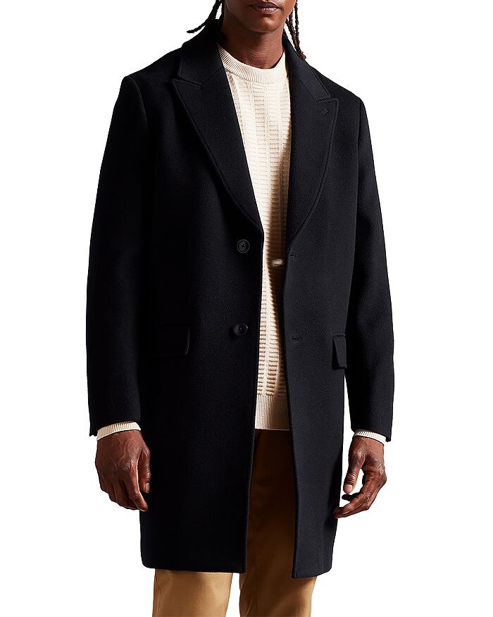 

Однобортное шерстяное пальто Raydon Ted Baker