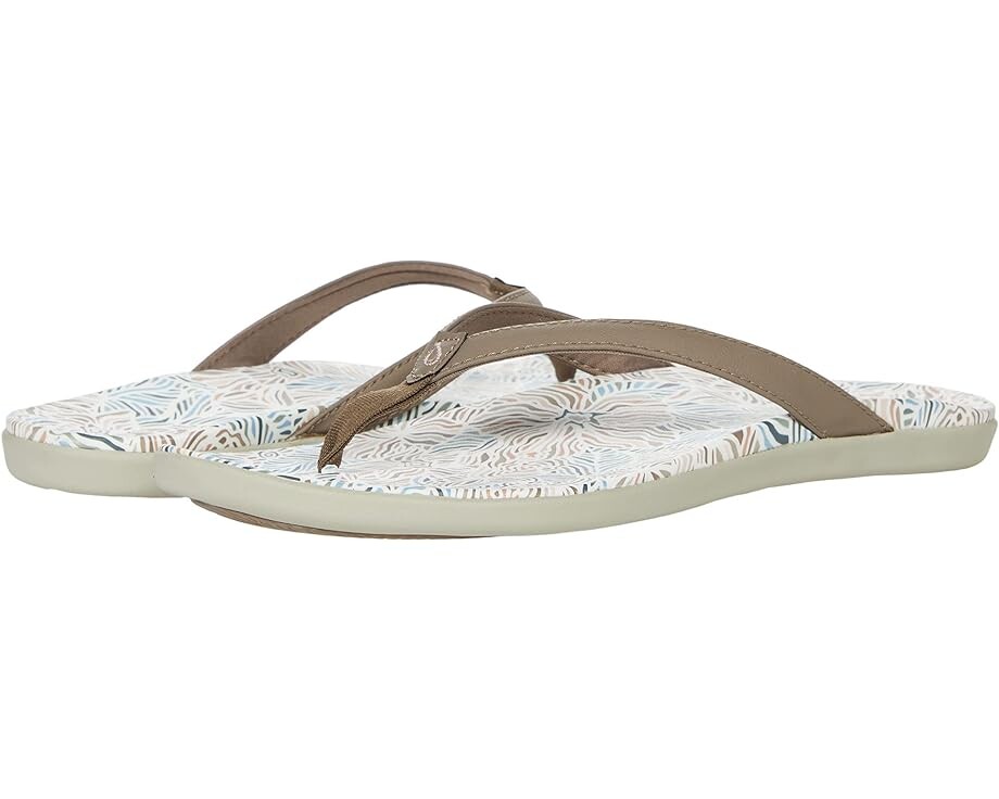 

Сандалии OluKai Ho'opio Hau, цвет Warm Taupe/Hau