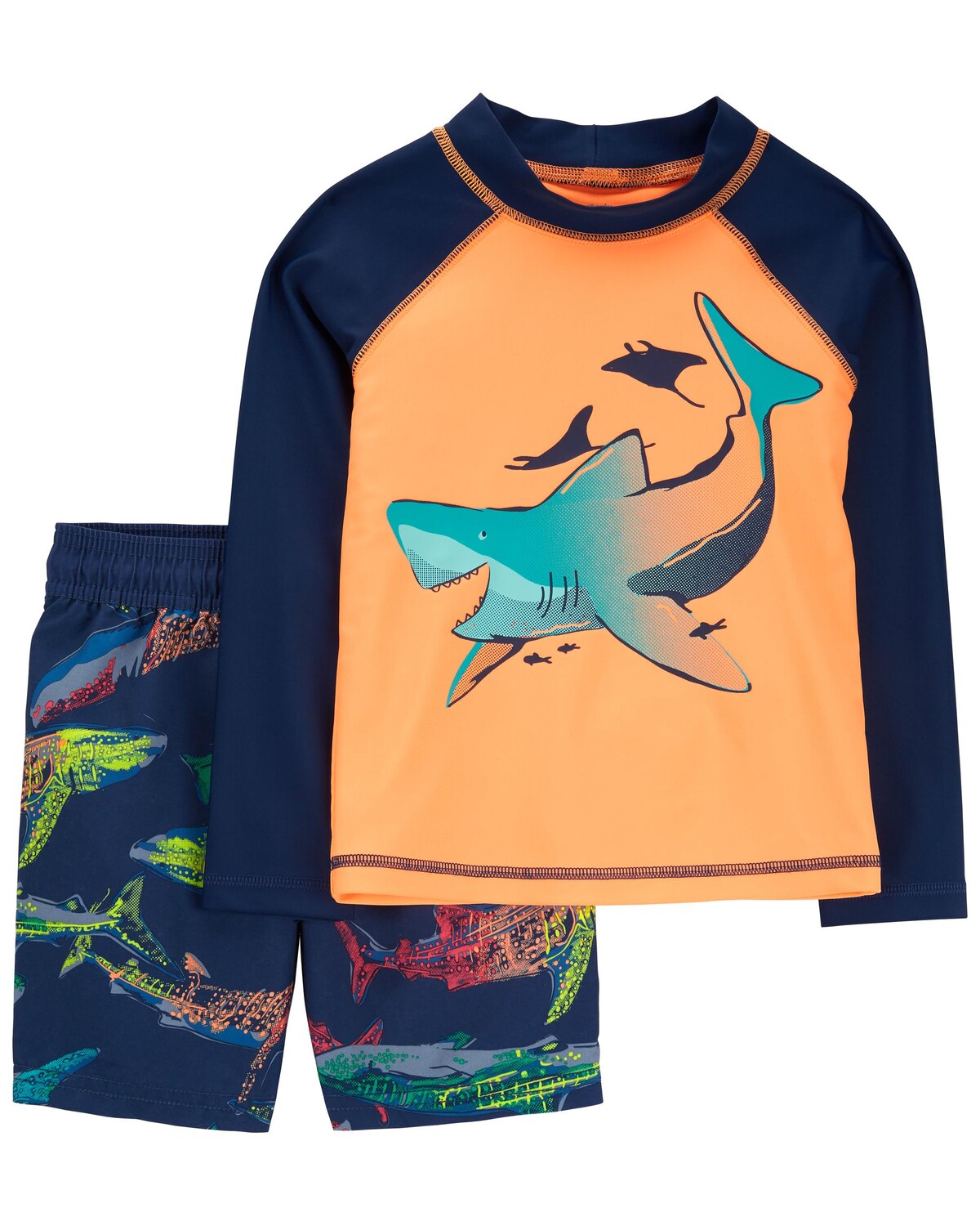 

Оранжевый комплект для плавания Baby Rashguard из 2 предметов Carter's