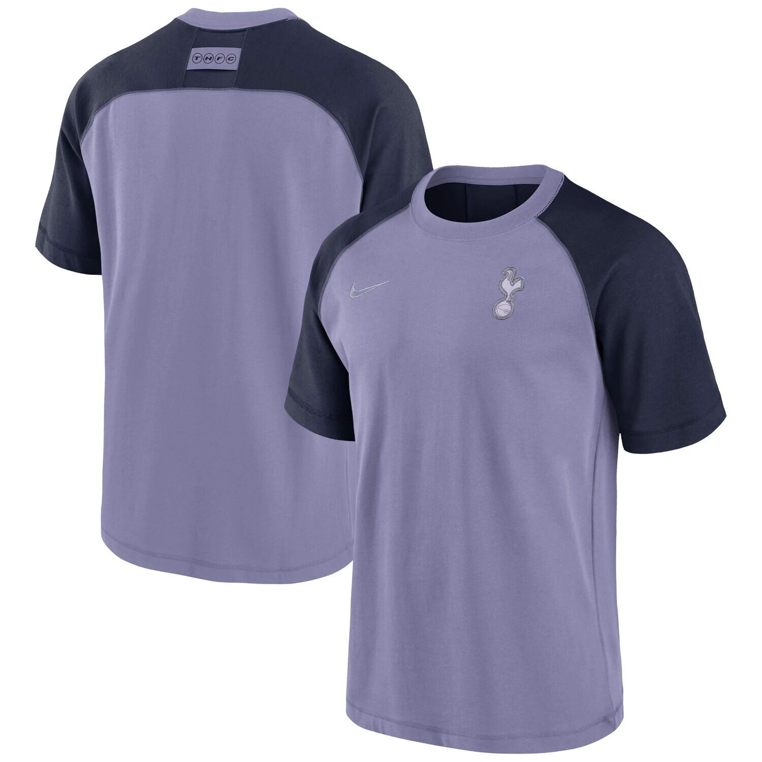 

Мужская фиолетовая футболка реглан Tottenham Hotspur Travel Nike, Фиолетовый