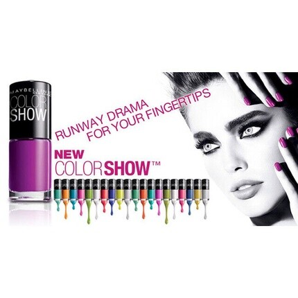 

Глянцевый лак для ногтей Maybelline Color Show — быстросохнущий, яркие цвета, Maybeline