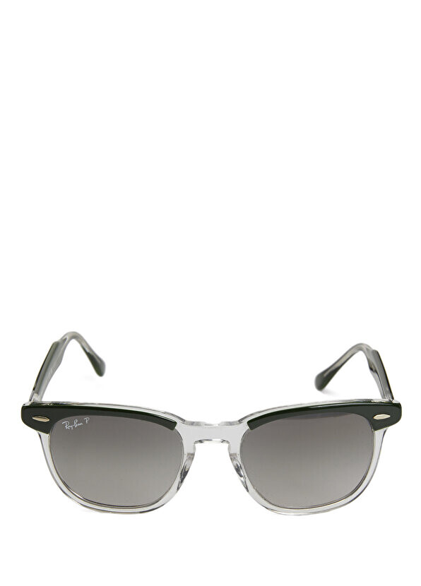 

Светло-зеленые мужские солнцезащитные очки прямоугольной формы Ray-Ban