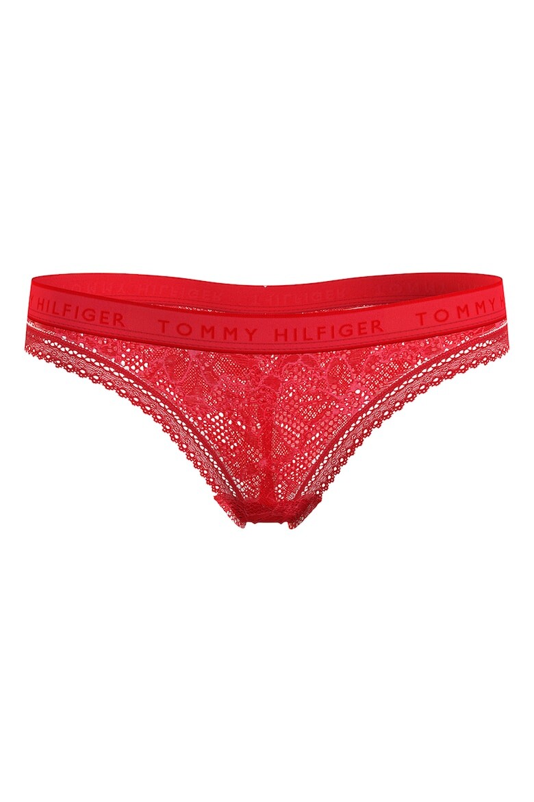 

Кружевные стринги с низкой талией Tommy Hilfiger, красный