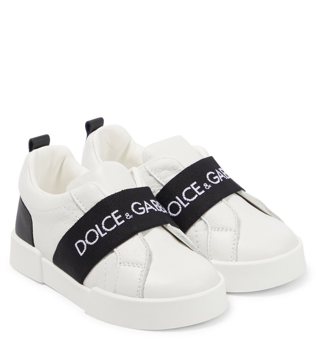 

Кожаные кроссовки Dolce&Gabbana, белый