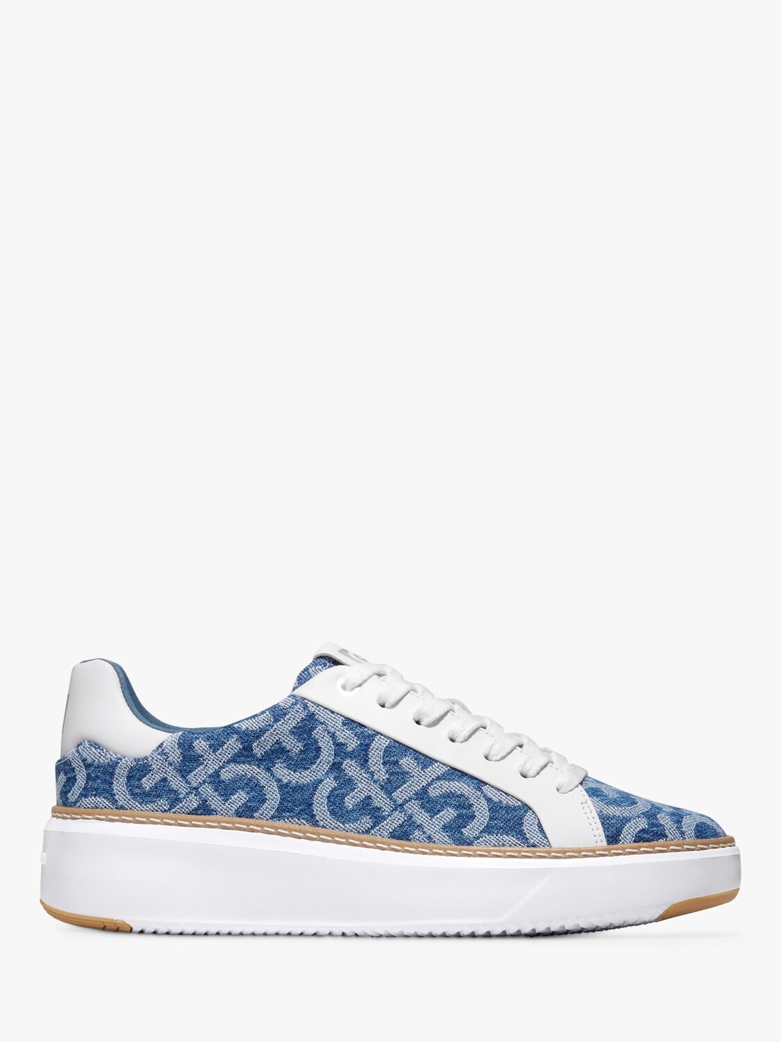 

Cole Haan Кроссовки GrandPro Top Spin Monogram, синий деним